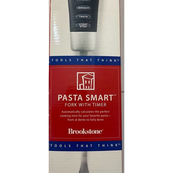 New Brookstone Pasta Smart Fork With Timer Calculates Perfect Cooking - Picture 3 of 6